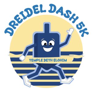 8th Annual Dreidel Dash 5k & Kids Races Logo