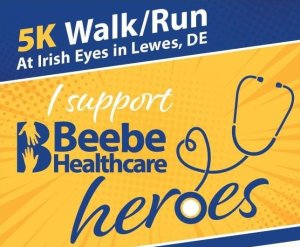 7TH BEEBE HEROES 5K RUN & 5K WALK (SS Summer Series #6) Logo