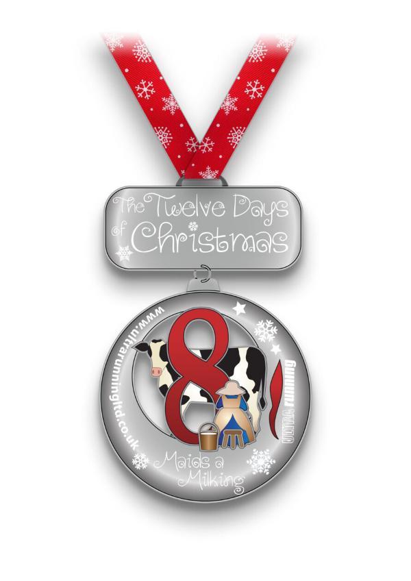 8 Maids a Milking Run Logo