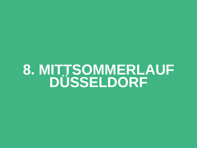 8. Mittsommerlauf Düsseldorf Logo
