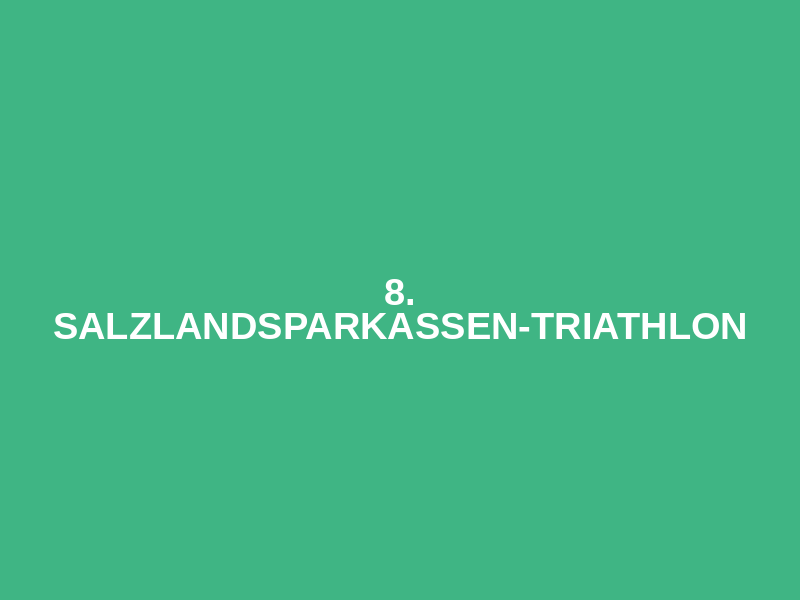 8. Salzlandsparkassen-Triathlon Logo