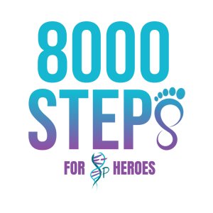 8000 Steps for 8p Logo