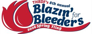 8th Annual Blazin' for Bleeders 5k / FunWalk Logo