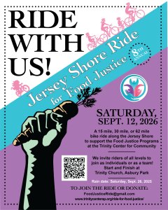 8th Annual Jersey Shore Ride for Food Justice Logo
