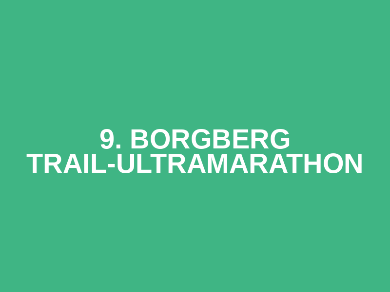 9. Borgberg Trail-Ultramarathon Logo
