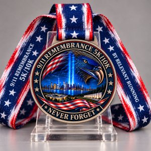 9/11 Remembrance "Live Virtual" 5k/10k Logo