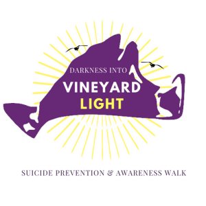 9th Annual Darkness into Vineyard Light Suicide Prevention and Awareness Walk Logo