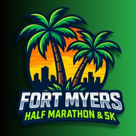 9th Annual - Fort Myers Half Marathon & 5k Logo