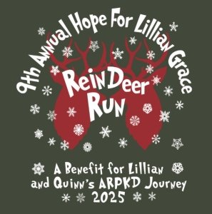 10th Annual Hope for Lillian Grace Reindeer Run Logo