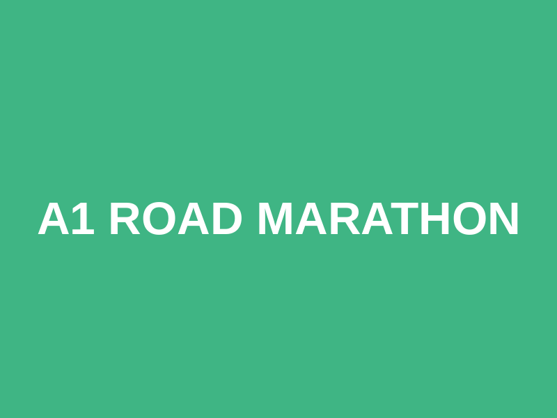 A1 Road Marathon Logo
