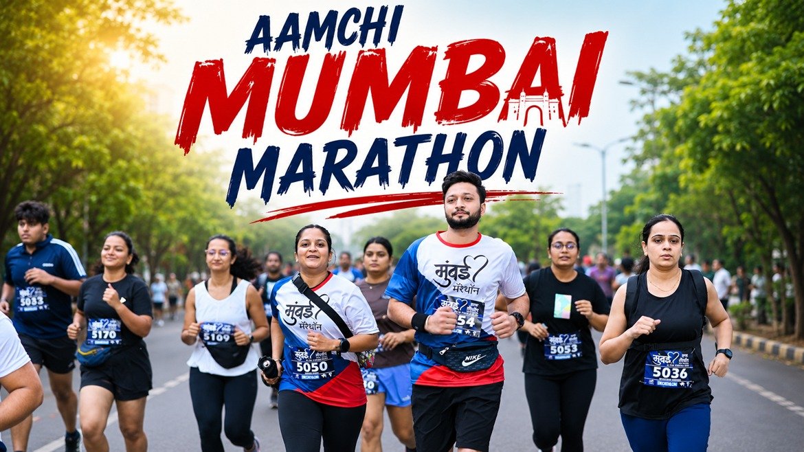 Aamchi Mumbai Marathon - 13th September Logo