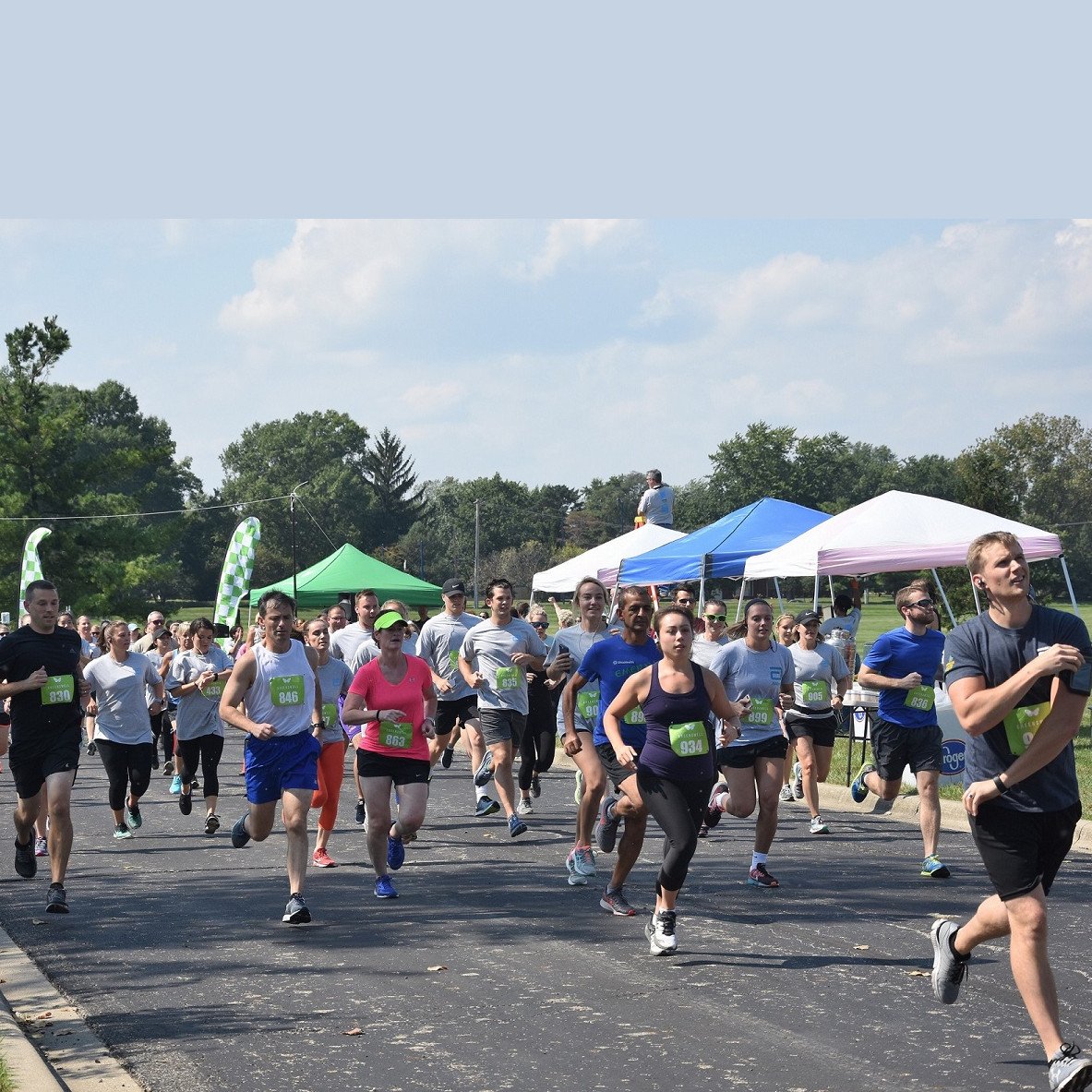 Abbott Run, Walk & Roll 5K/1 mile Logo