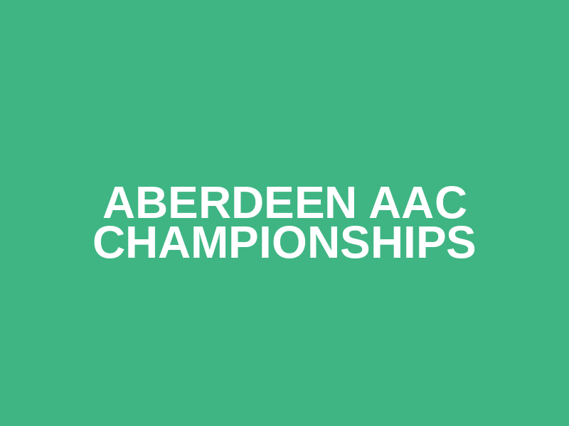 Aberdeen AAC Championships Logo