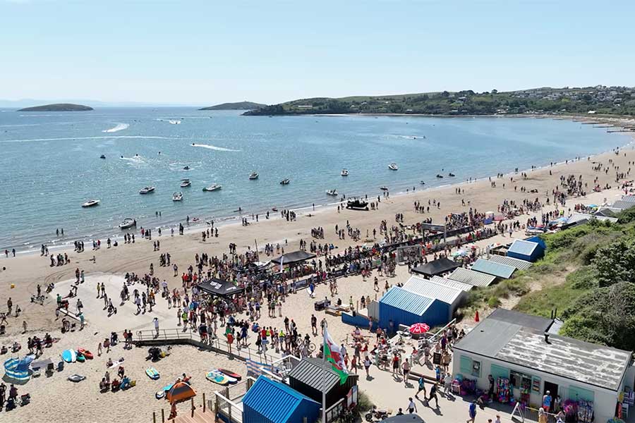 Abersoch 10K & 3K Beach Race Logo