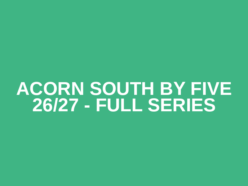 ACORN South By Five 26/27 - Full series Logo