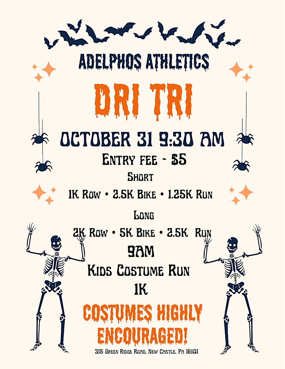 Adelphos Athletics Dri Tri & Kids Fun Run Logo