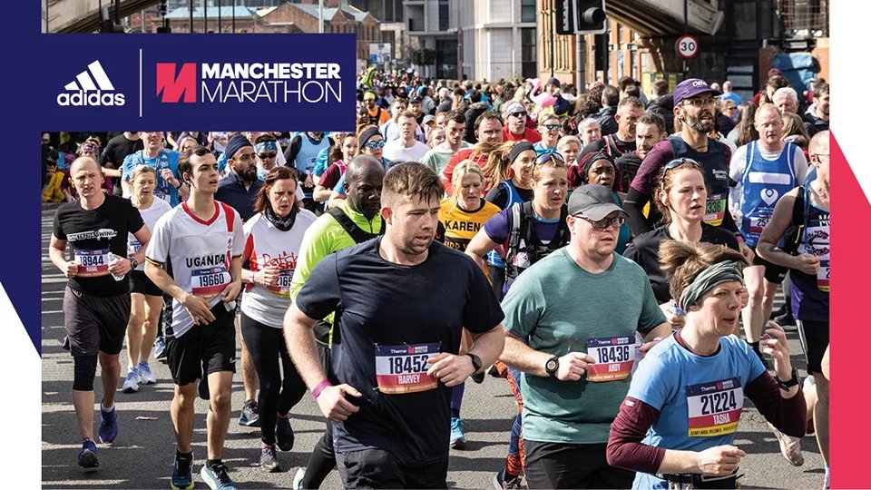 adidas Manchester Marathon Logo