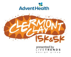 AdventHealth Clermont Clay 15K & 5K presented by LiveTrends Design Group Logo