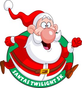 AdventHealth Santa's Twilight 5K - Downtown Clermont Logo
