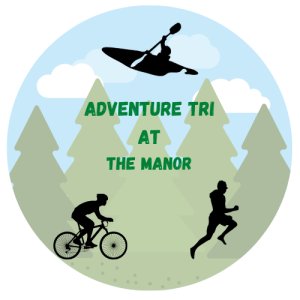 Adventure Triathlon at The Manor # Logo