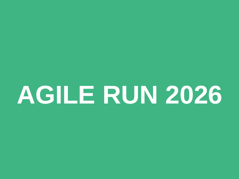 AGILE RUN 2026 Logo