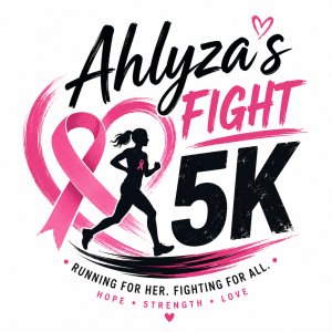 Ahlyza's Fight 5K Logo