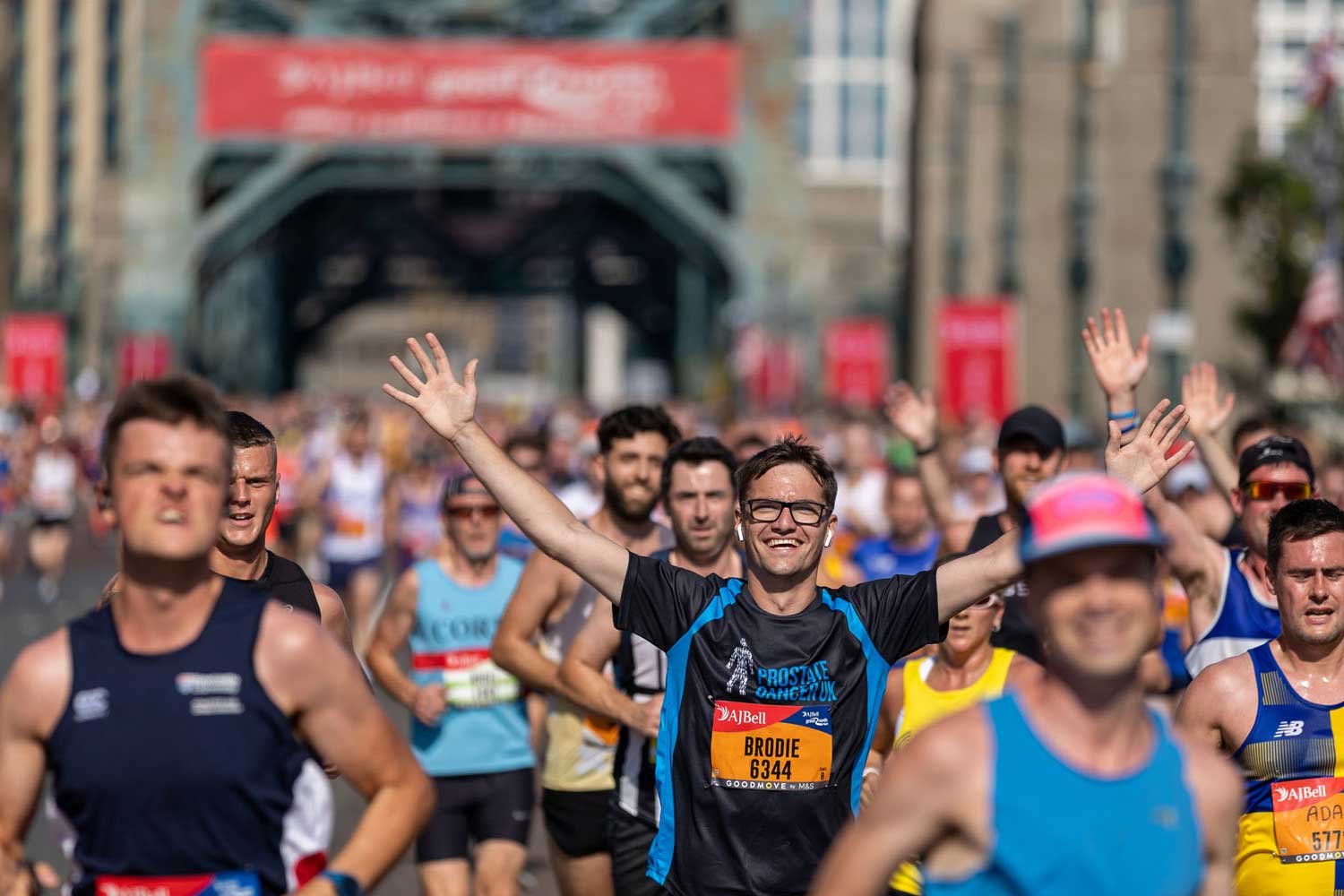 AJ Bell Great North Run Logo