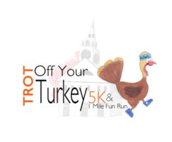 AJWC Trot Off Your Turkey 5k & 1 Mile Fun Run Logo