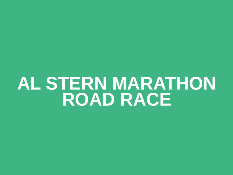 Al Stern Marathon Road Race Logo
