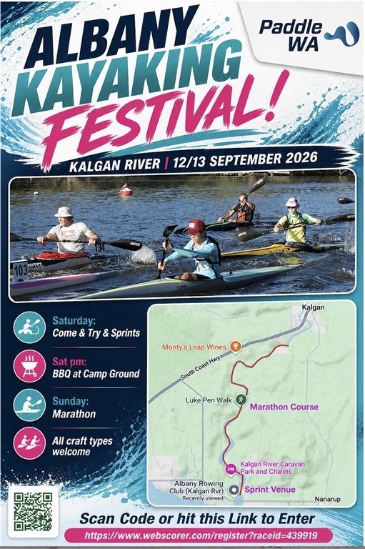 Albany Kayak Festival 12/13 Sept 2026