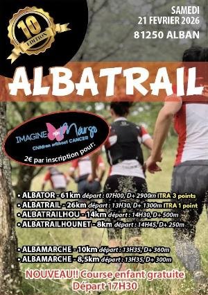 AlbaTrail  - 10ème édition Logo