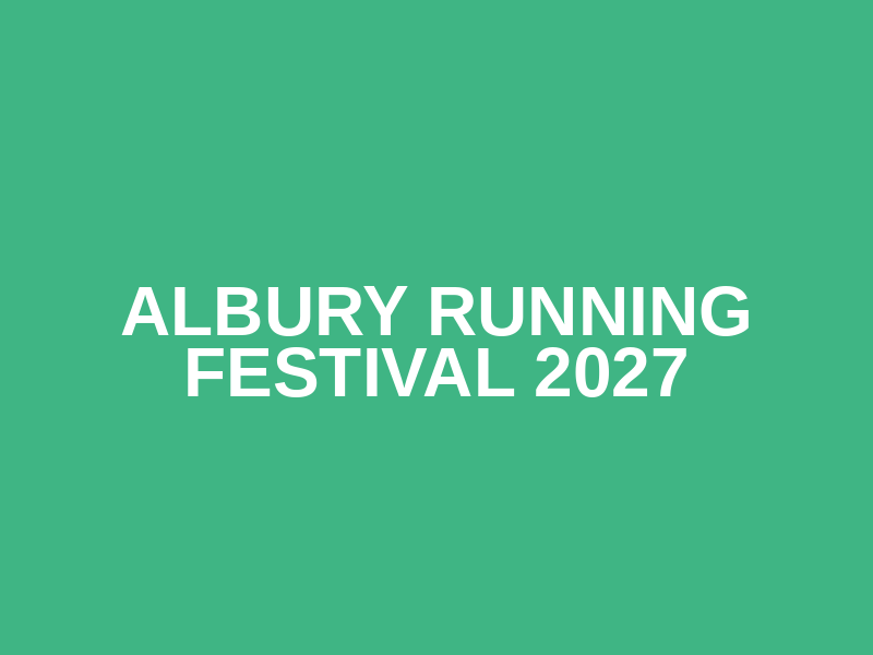 Albury Running Festival 2027 Logo