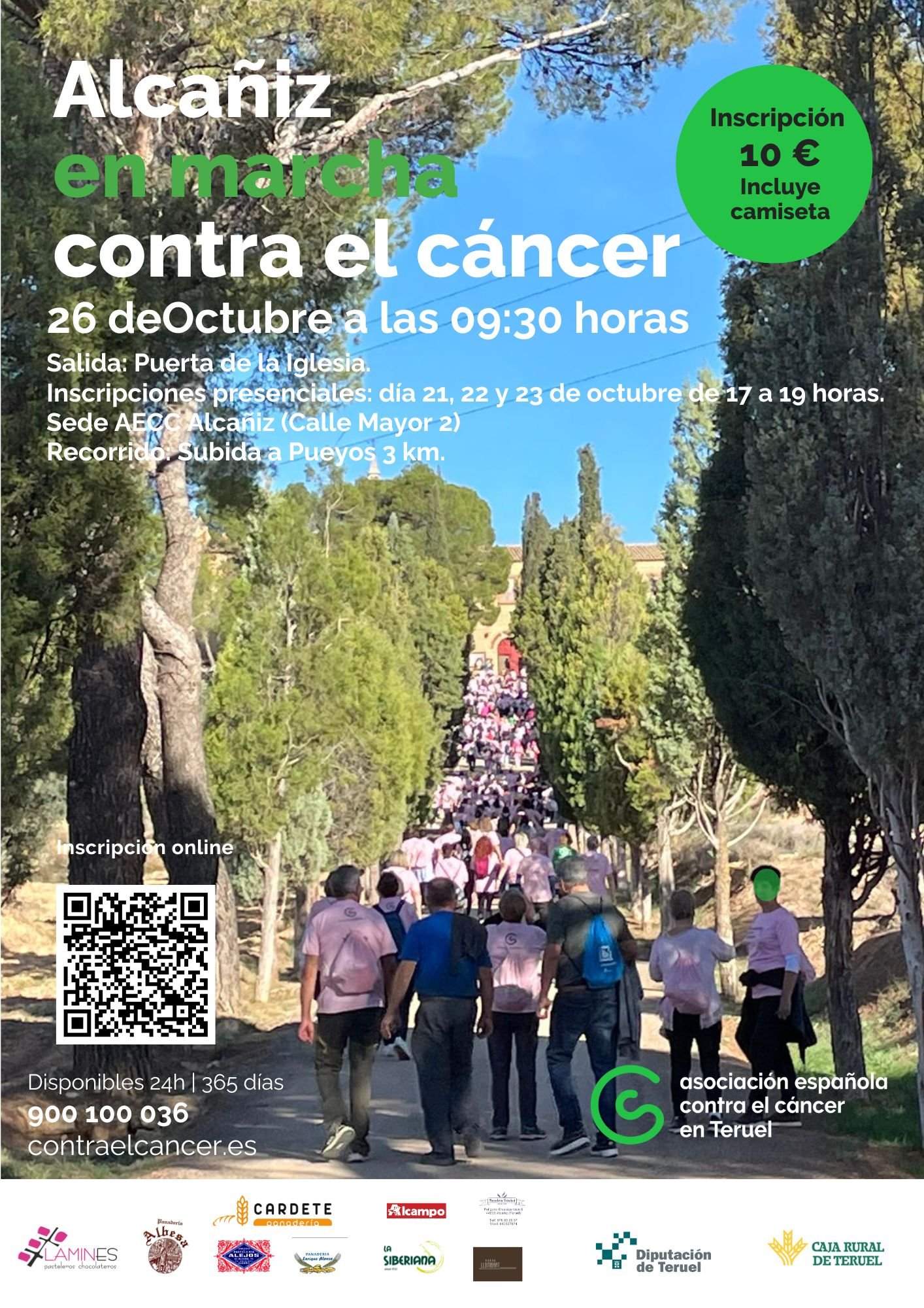 ALCAÑIZ EN MARCHA CONTRA EL CANCER 2026