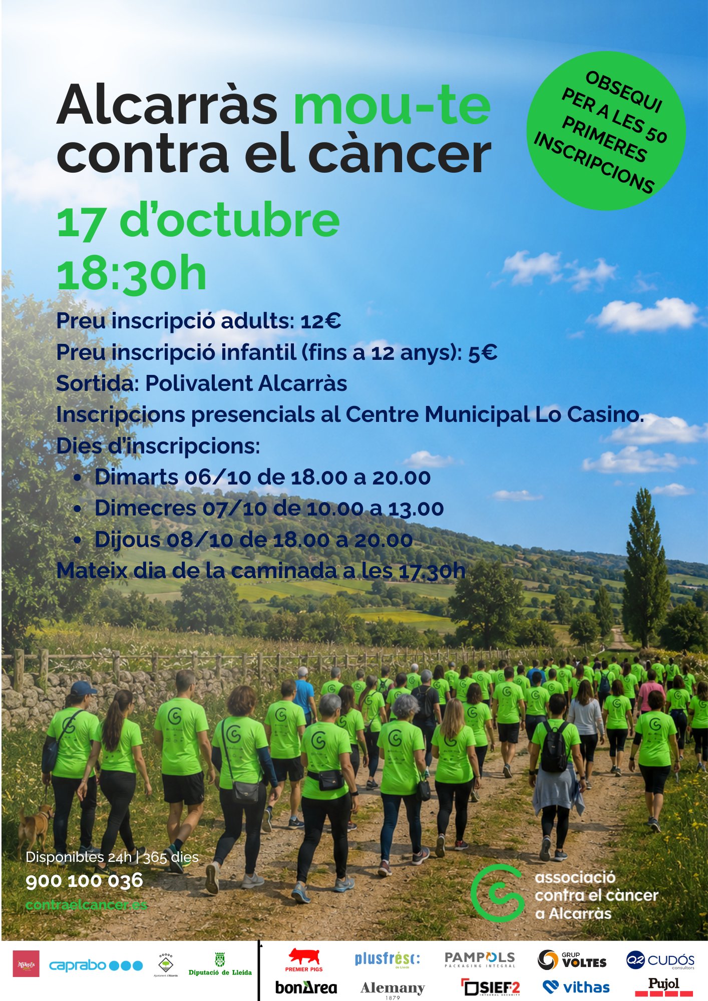 Alcarràs Mou-te Contra el Càncer