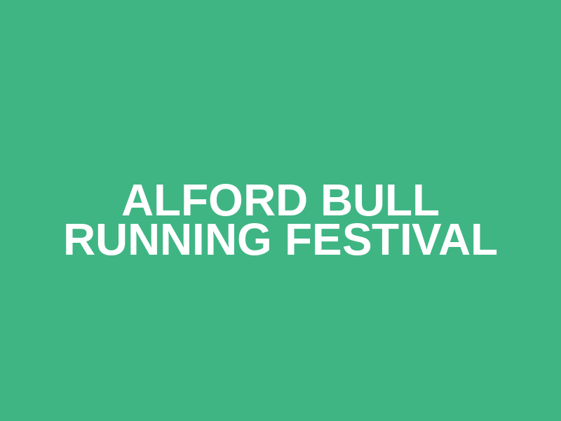 Alford Bull Running Festival
