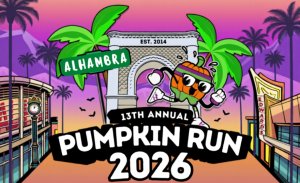 Alhambra Pumpkin Run 2026 Logo