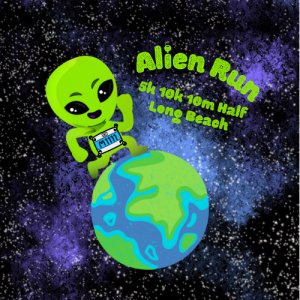 Alien Run – 5K, 10K, 10M, and Half Marathon Logo