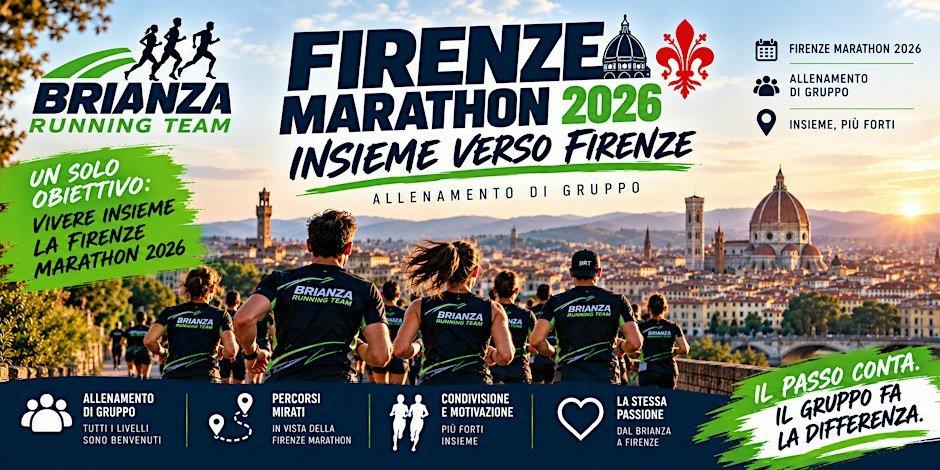 Allenamento per Firenze Marathon (8:00 ritrovo, 8:30 inizio allenamento)