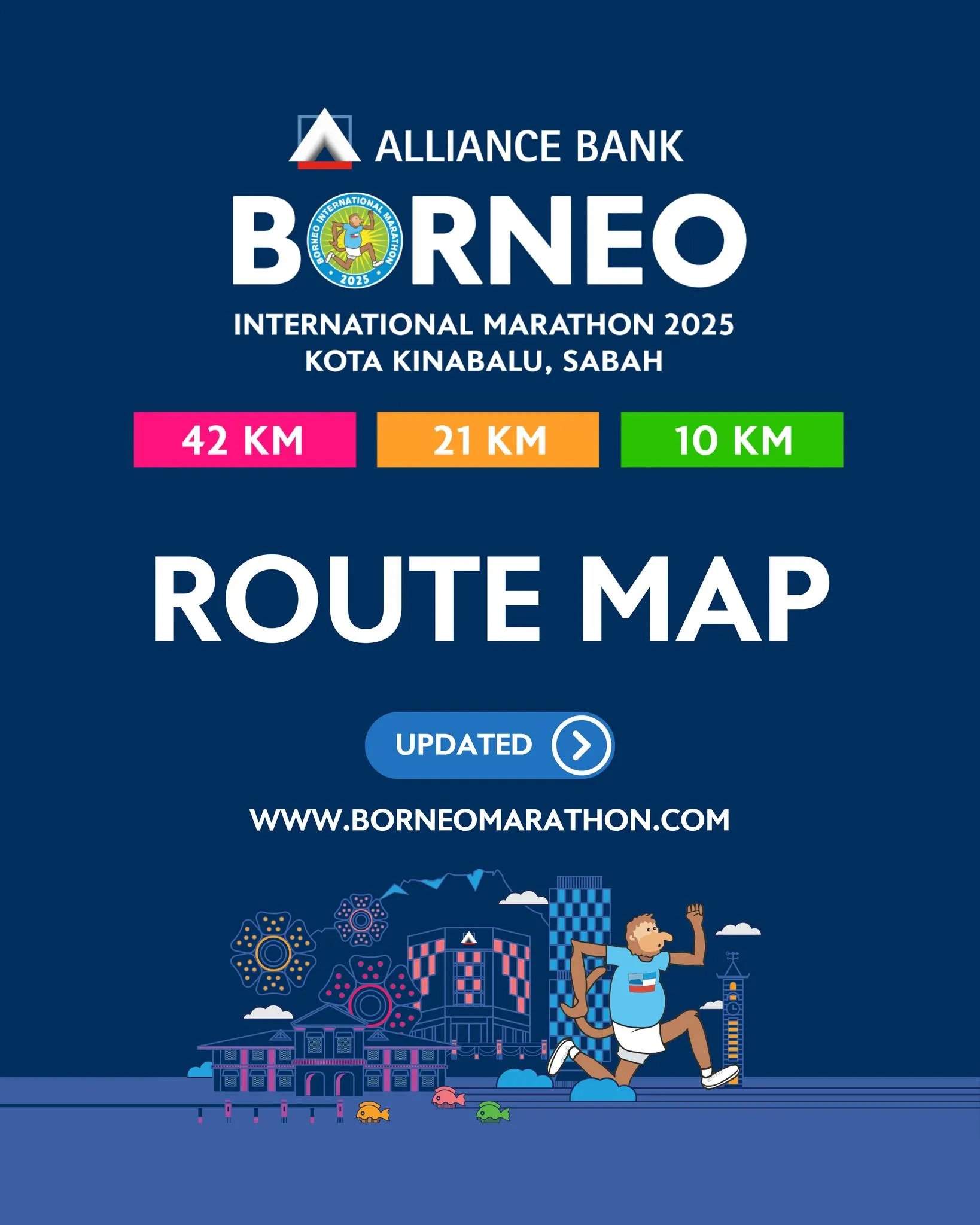 Alliance Bank Borneo International Marathon Logo
