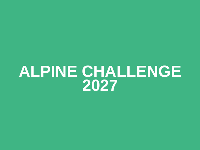 Alpine Challenge 2027 Logo