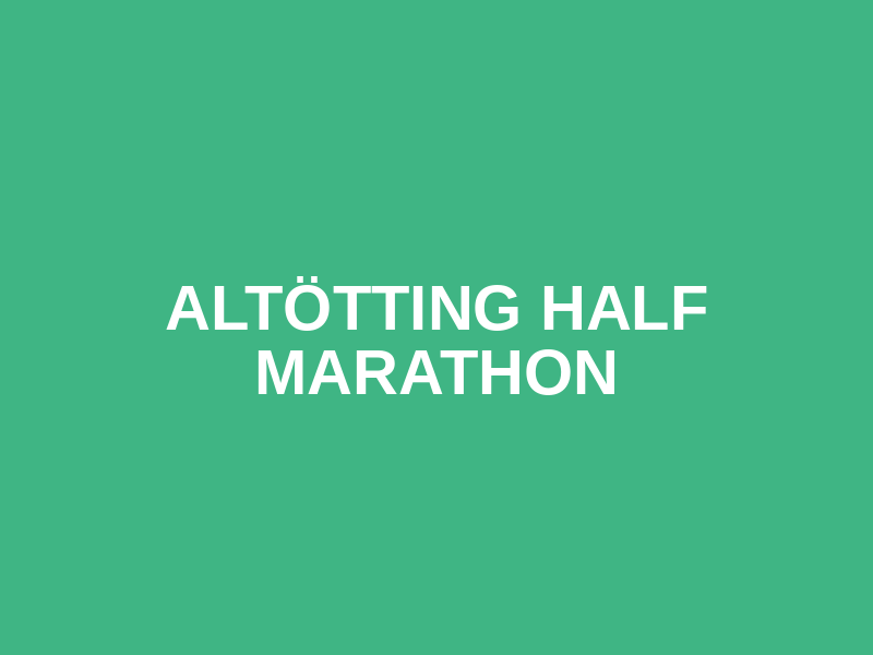 Altötting Half Marathon