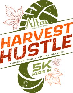 Altra Federal Credit Union Harvest Hustle 1K/5K presented by Christus Trinity Mother Frances Logo