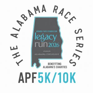 The Alabama Race Series Amanda Pair Foundation Legacy Run presented by Alabama Oncology Logo