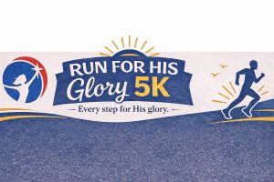 American Heritage Girls Run for His Glory 5K Logo