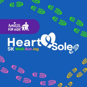 Amigos Heart & Sole 5K Logo