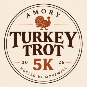 Amory Turkey Trot 5K Logo