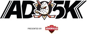 Anaheim Ducks 5K presented by Arrowhead Water Logo