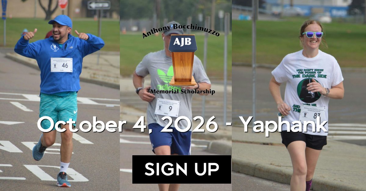Anthony Bocchimuzzo 5K Run/Walk 2026 Logo