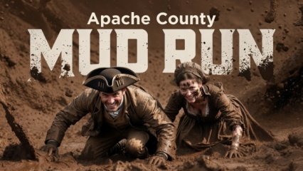 Apache County Mud Run Logo