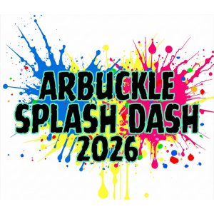 Arbuckle Splash Dash 2026 Logo